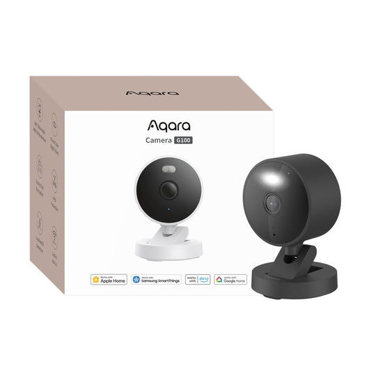 Câmera de segurança Aqara G100, 2K Indoor/Outdoor, HomeKit Secure Video