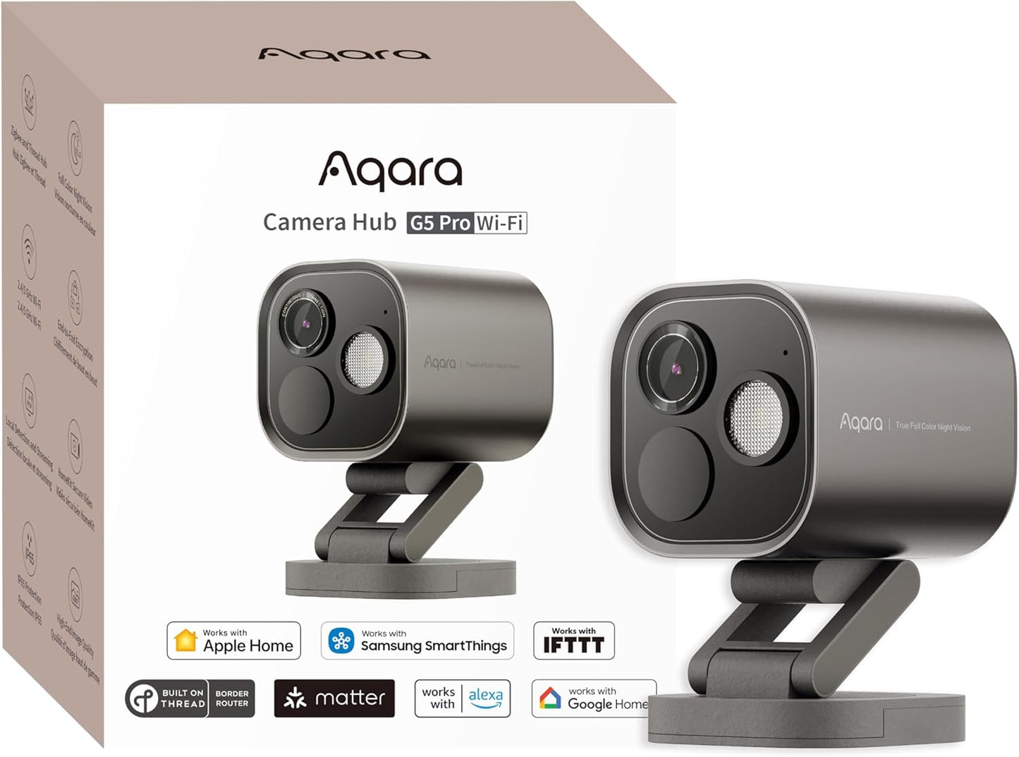 Aqara 4MP Camera Hub G5 Pro WiFi Uso externo - Homekit / Alexa