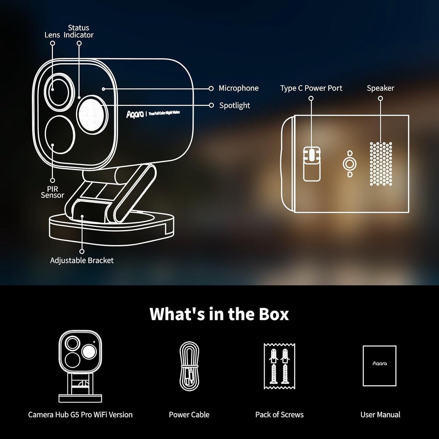 Aqara 4MP Camera Hub G5 Pro WiFi Uso externo - Homekit / Alexa